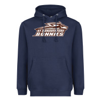 Navy st. bonaventure bonnies Heavyweight Hoodie - linhVisuals