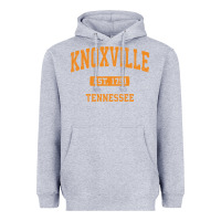 Heather Grey knoxville tennessee tn vintage athletic sports design pullover hoodie Heavyweight Hoodie - linhVisuals