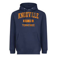 Navy knoxville tennessee tn vintage athletic sports design pullover hoodie Heavyweight Hoodie - linhVisuals