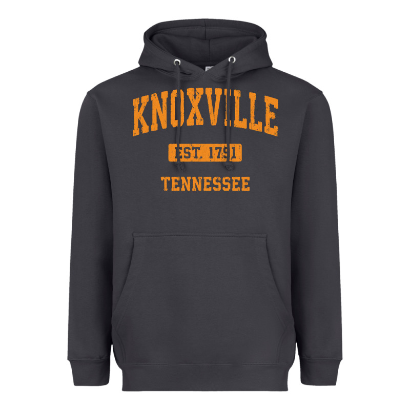 Knoxville Tennessee Tn Vintage Athletic Sports Design Pullover Hoodie Heavyweight Hoodie by linhVisuals | Teevron