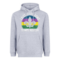 Heather Grey laissez les bons temps rouler gift mardi gras masquerade t shirt Heavyweight Hoodie - linhVisuals