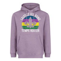 Lavender laissez les bons temps rouler gift mardi gras masquerade t shirt Heavyweight Hoodie - linhVisuals