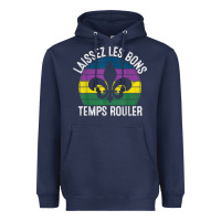 Navy laissez les bons temps rouler gift mardi gras masquerade t shirt Heavyweight Hoodie - linhVisuals