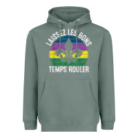 Sage laissez les bons temps rouler gift mardi gras masquerade t shirt Heavyweight Hoodie - linhVisuals