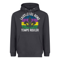 Smoke laissez les bons temps rouler gift mardi gras masquerade t shirt Heavyweight Hoodie - linhVisuals