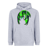 Heather Grey viper Heavyweight Hoodie - linhVisuals