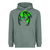 Sage viper Heavyweight Hoodie - linhVisuals