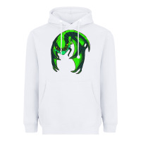 White viper Heavyweight Hoodie - linhVisuals