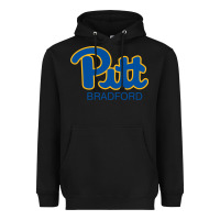 Black pitt bradford, University of Pittsburgh at Bradford, Heavyweight Hoodie - linhVisuals