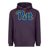 Plum pitt bradford, University of Pittsburgh at Bradford, Heavyweight Hoodie - linhVisuals