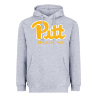 Heather Grey pitt bradford, University of Pittsburgh at Bradford, Heavyweight Hoodie - linhVisuals