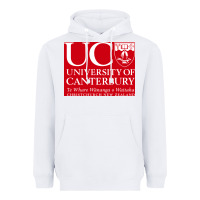 White university canterbury Heavyweight Hoodie - linhVisuals