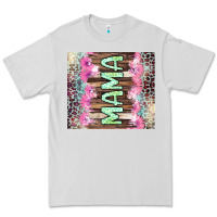 Dove Grey Mama leopard Premium Tee - CowGirlArtShop