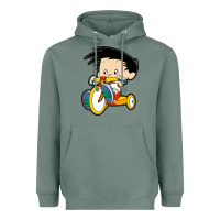 Bobby On His Bike   Bobbys World Heavyweight Hoodie | Teevron