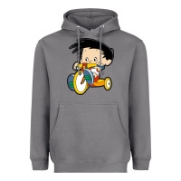 Storm bobby on his bike   bobbys world Heavyweight Hoodie - linhVisuals