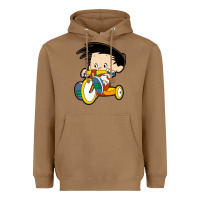Toasted Coconut bobby on his bike   bobbys world Heavyweight Hoodie - linhVisuals