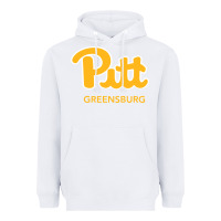 White UPG, Pitt-Greensburg, Bobcats, Heavyweight Hoodie - linhVisuals