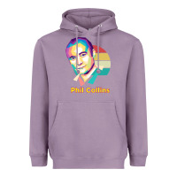 Lavender wpap phil collins rock Heavyweight Hoodie - linhVisuals