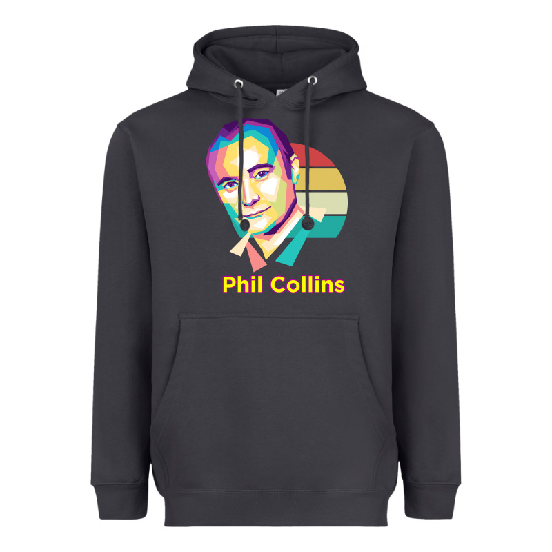 Wpap Phil Collins Rock Heavyweight Hoodie by linhVisuals | Teevron