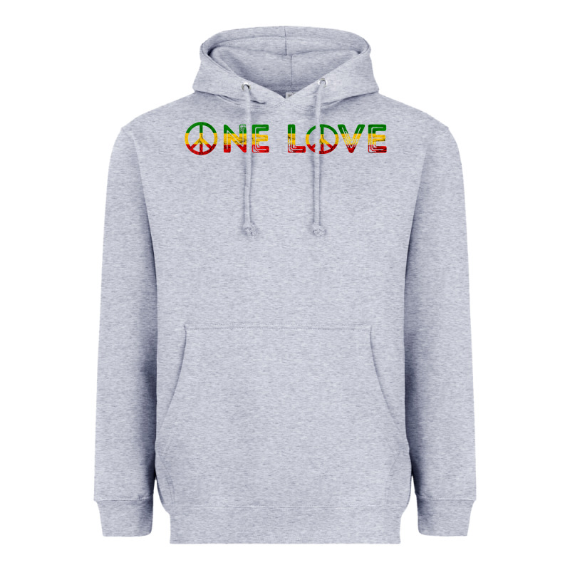 One Love Rasta Reggae Music Rastafarian Lover Jamaica Peace T Shirt Heavyweight Hoodie by linhVisuals | Teevron