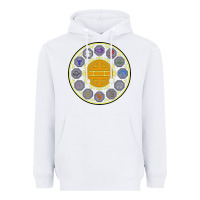 White talismans   jackie chan adventures Heavyweight Hoodie - linhVisuals