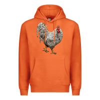 Carrot dominique rooster Premium Hoodie - LillyAllenDesigns