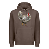Coffee dominique rooster Premium Hoodie - LillyAllenDesigns