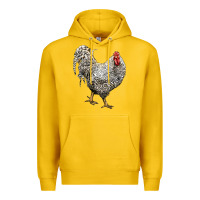Lemon dominique rooster Premium Hoodie - LillyAllenDesigns