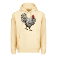 Pina Colada dominique rooster Premium Hoodie - LillyAllenDesigns