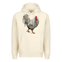 Sandshell dominique rooster Premium Hoodie - LillyAllenDesigns