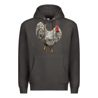 Smoke dominique rooster Premium Hoodie - LillyAllenDesigns