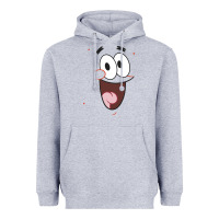 Heather Grey sponge.bob squa.re.pants patrick face portrait Heavyweight Hoodie - linhVisuals