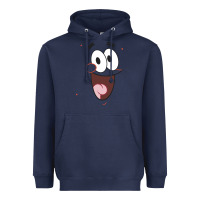 Navy sponge.bob squa.re.pants patrick face portrait Heavyweight Hoodie - linhVisuals