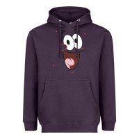 Plum sponge.bob squa.re.pants patrick face portrait Heavyweight Hoodie - linhVisuals