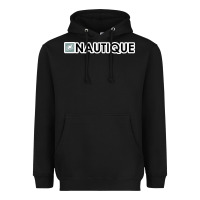 Black Nautique Boats Heavyweight Hoodie - linhVisuals