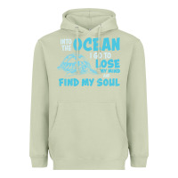 Matcha into the ocean i go to find my soul Heavyweight Hoodie - linhVisuals