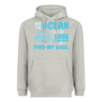 Moon Dust into the ocean i go to find my soul Heavyweight Hoodie - linhVisuals