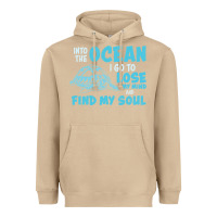Mushroom into the ocean i go to find my soul Heavyweight Hoodie - linhVisuals