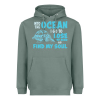 Sage into the ocean i go to find my soul Heavyweight Hoodie - linhVisuals