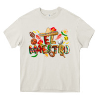 Cream cinco de mayo el maestro Heavy Core Tee - CowGirlArtShop