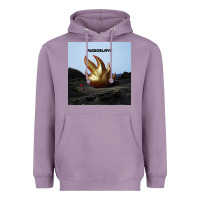 Lavender Clear Design Heavyweight Hoodie - linhVisuals