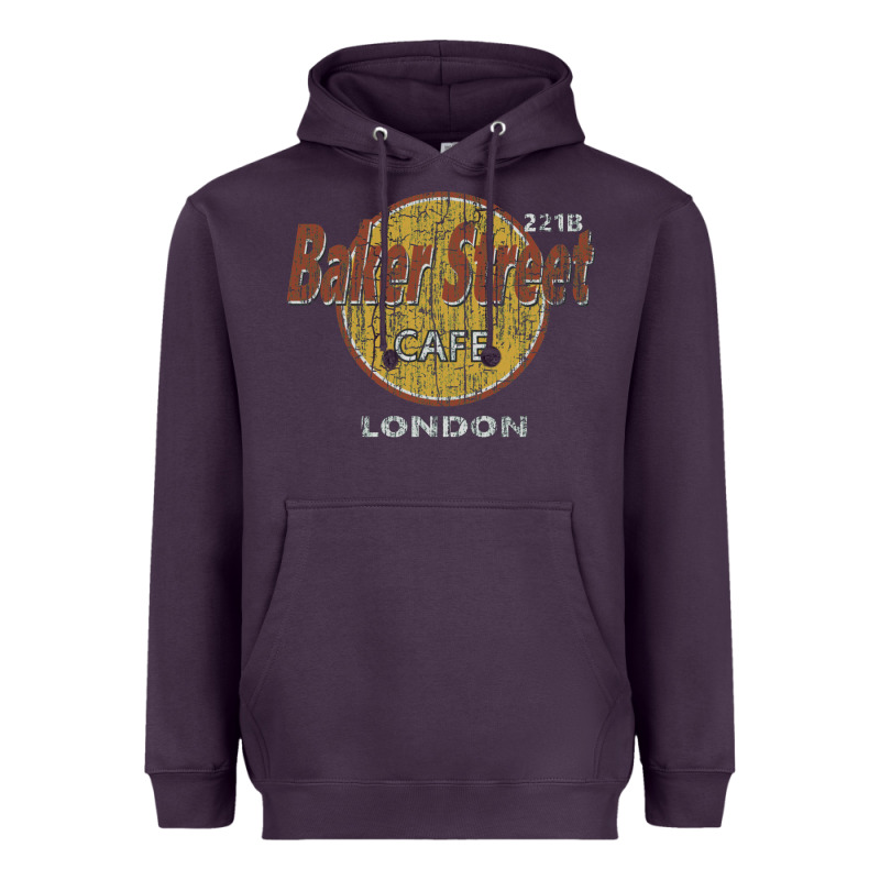 Baker Street Cafe 221b London   Sherlock Holmes Fans Heavyweight Hoodie by linhVisuals | Teevron