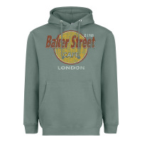 Sage baker street cafe 221b london   sherlock holmes fans Heavyweight Hoodie - linhVisuals