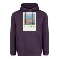 Plum Claude Monet 1888 Heavyweight Hoodie - linhVisuals