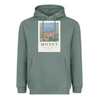 Sage Claude Monet 1888 Heavyweight Hoodie - linhVisuals