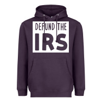 Plum defund the irs Heavyweight Hoodie - linhVisuals