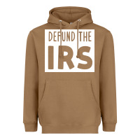 Toasted Coconut defund the irs Heavyweight Hoodie - linhVisuals