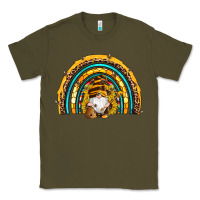 Army Green western bee gnomes sunflowers beehive honeycomb leopard turquoise sera Classic Tee - Artiststas