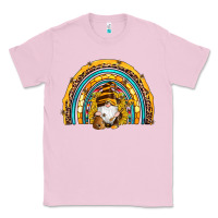 Bubblegum Pink western bee gnomes sunflowers beehive honeycomb leopard turquoise sera Classic Tee - Artiststas