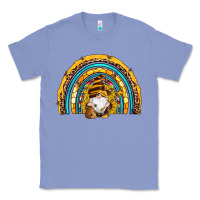 Colony Blue western bee gnomes sunflowers beehive honeycomb leopard turquoise sera Classic Tee - Artiststas